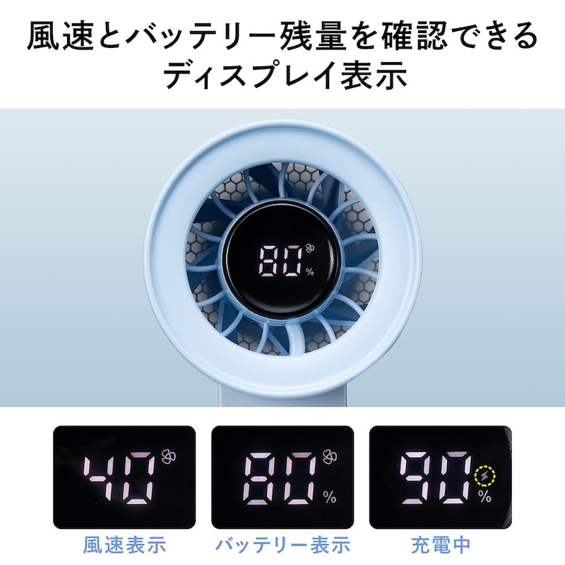 “ドライヤー級”の3WAYハンディファンの画像