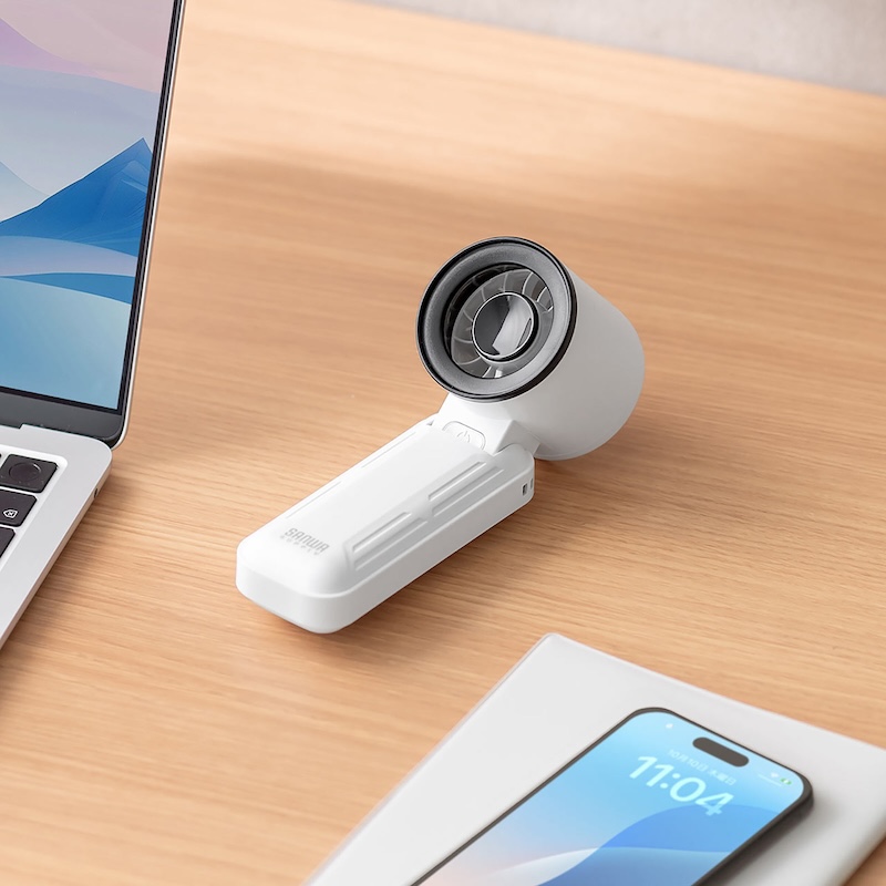 “ドライヤー級”の3WAYハンディファンの画像