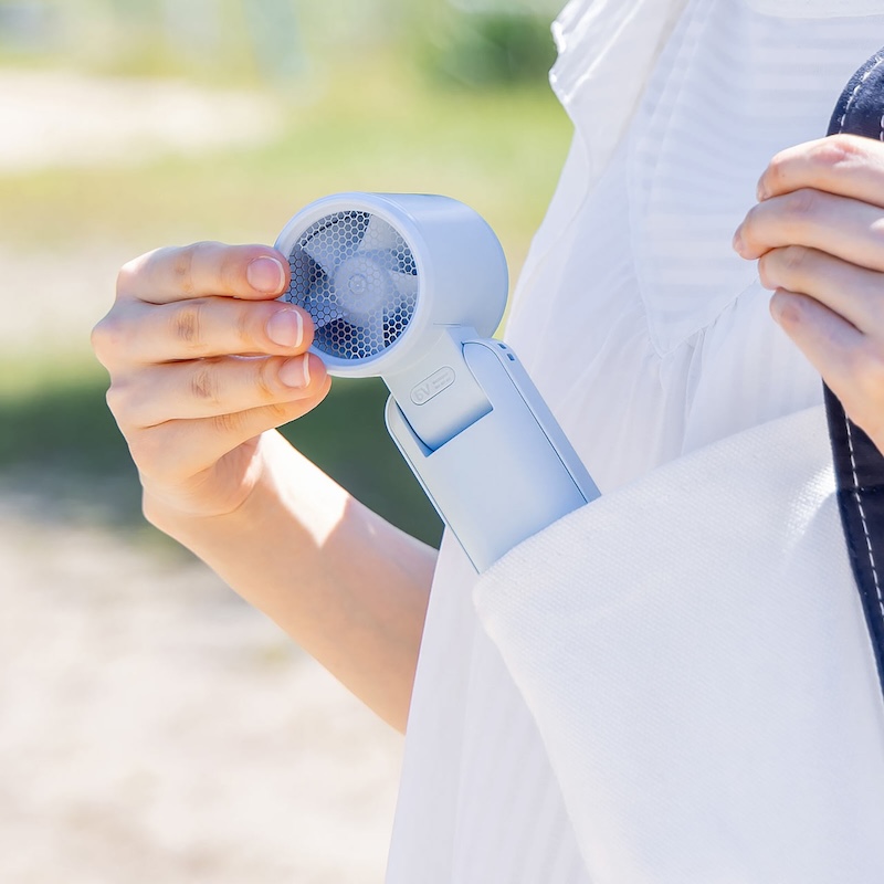 “ドライヤー級”の3WAYハンディファンの画像