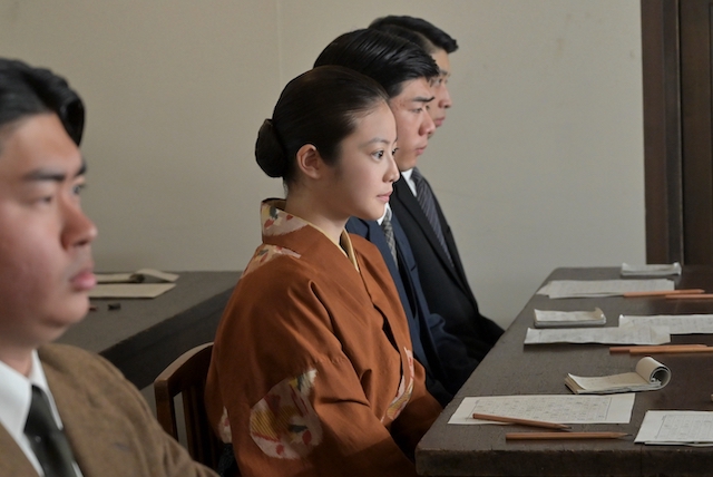 『あんぱん』第65話、のぶが高知新報の試験の画像