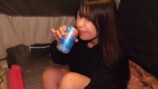 車中泊女子YouTuber、晩酌堪能の画像