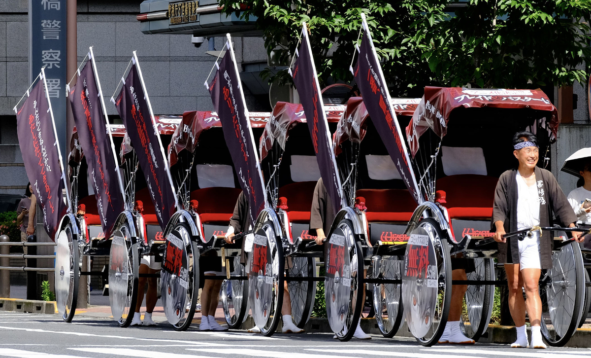 『ブレイド＆バスタード』ラッピング人力車の画像
