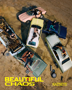 KATSEYE『BEAUTIFUL CHAOS＜Chaotic Ver.＞』ジャケット写真