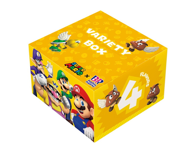 マリオとサーティワン アイスクリームがコラボの画像