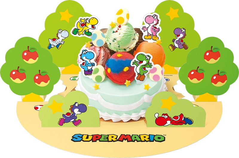 マリオとサーティワン アイスクリームがコラボの画像
