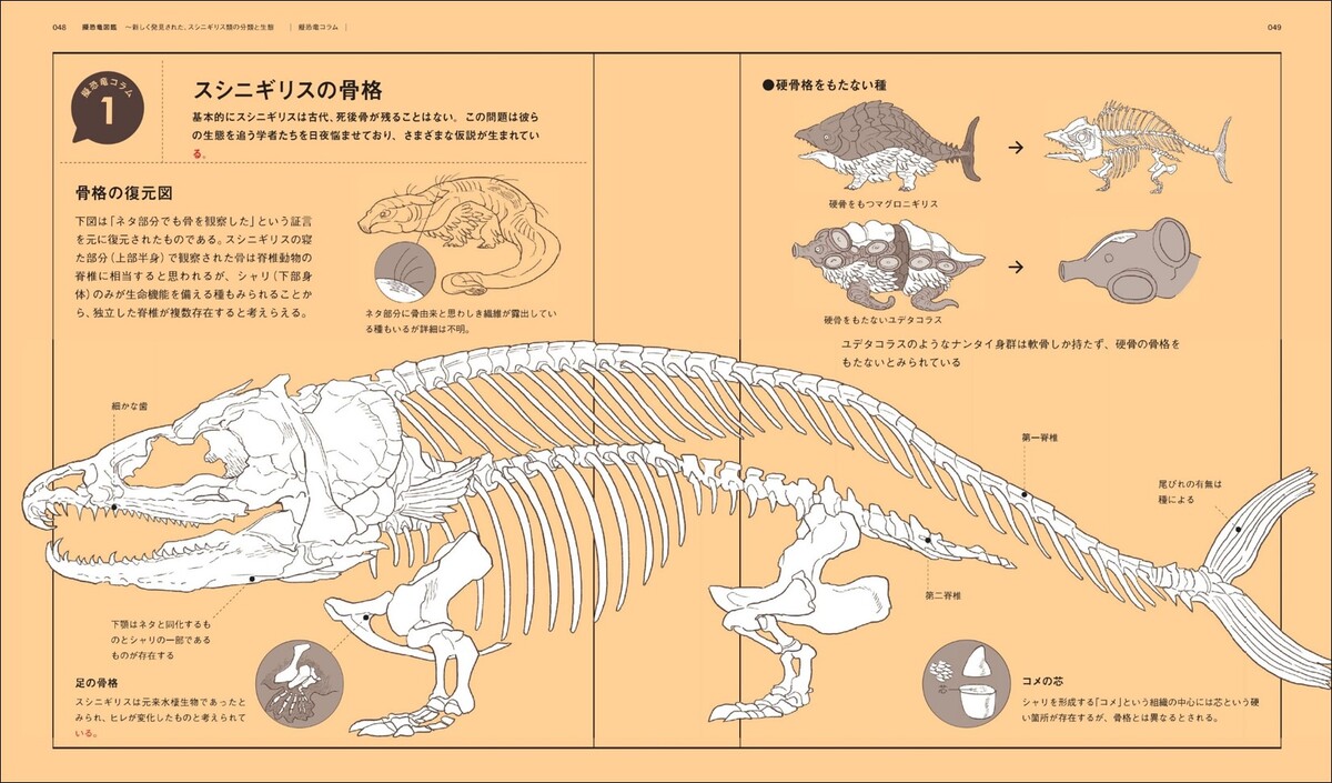 恐竜×寿司？　空想図鑑『擬恐竜図鑑』の画像