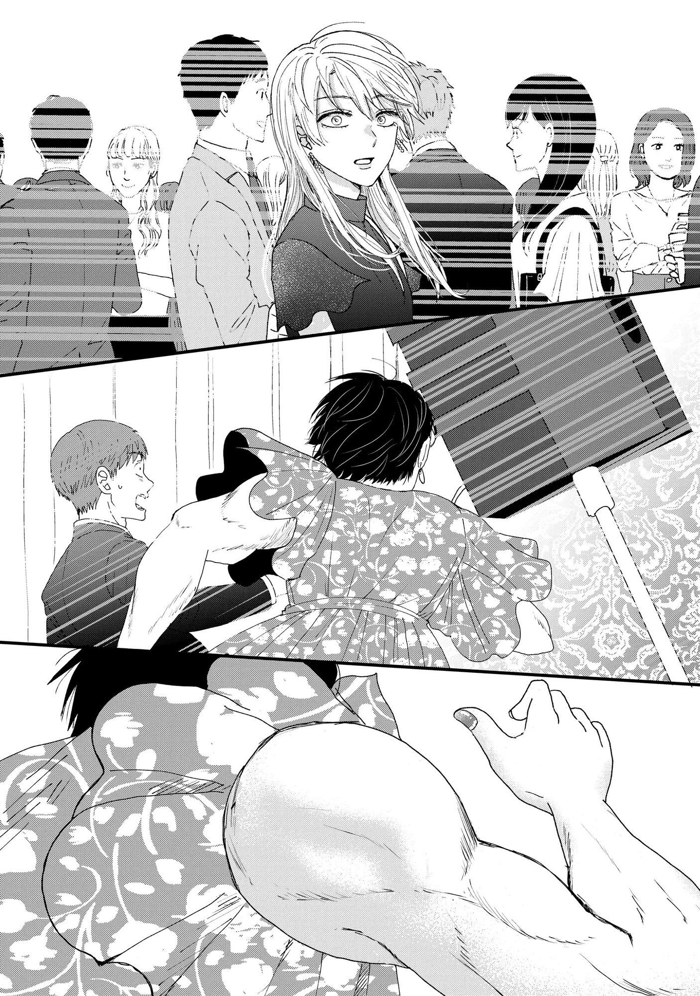 【漫画】低身長男子×筋肉ムキムキ女子の画像