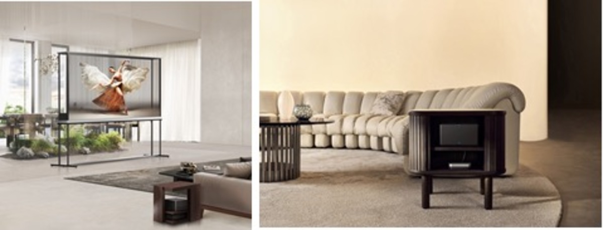 LG、世界初の透過型4K有機EL『LG OLED T』の画像