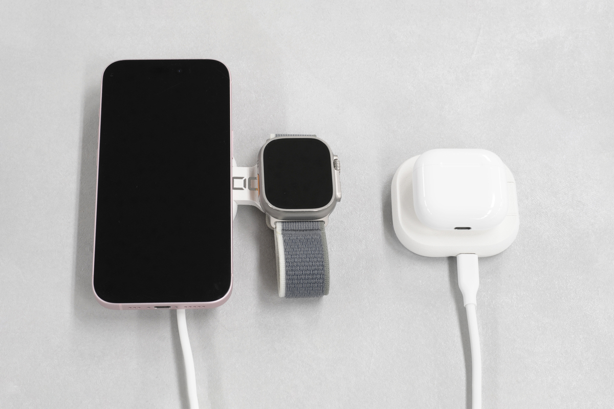 CIO パワーアップした2in1ワイヤレス充電器の画像
