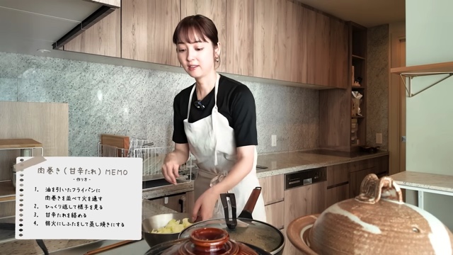 佐々木希、料理動画で見せる素顔の画像