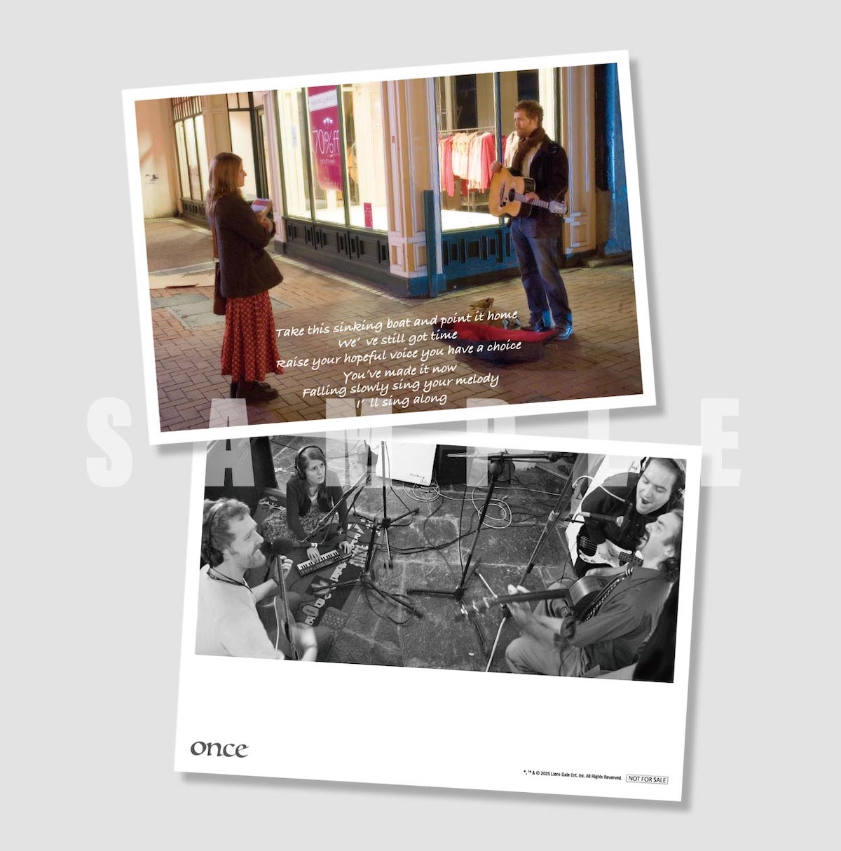 『ONCE』入場者プレゼントにL判フォトカード