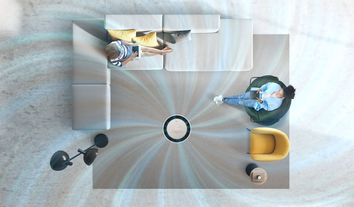 LG、ペット向け空気清浄機の画像