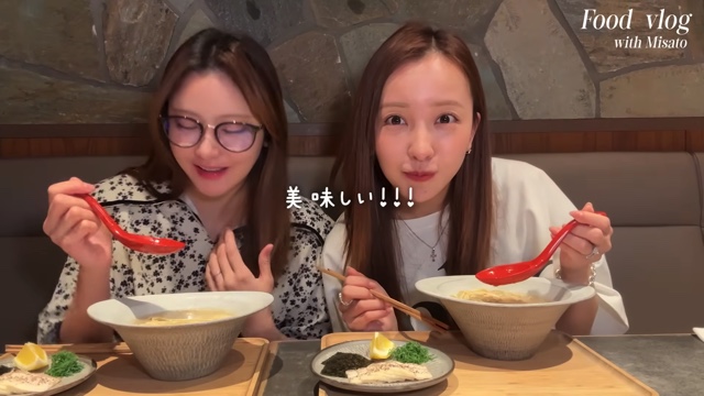 ラーメン屋を梯子し豪快に食べる板野友美