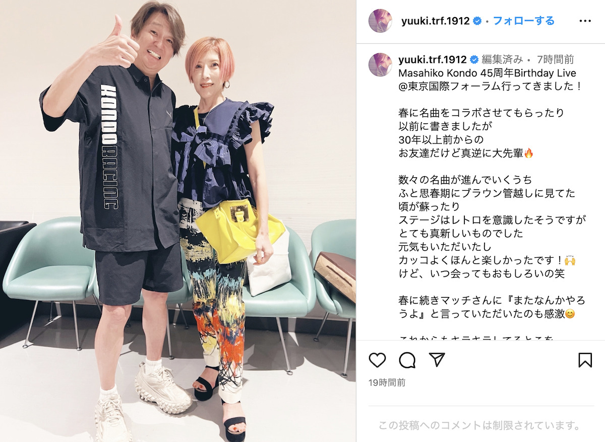 TRF YU-KI 公式Instagram