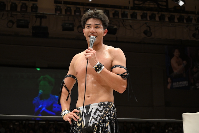 THE RAMPAGE 武知海青、DDTプロレス入団初戦を白星で飾る