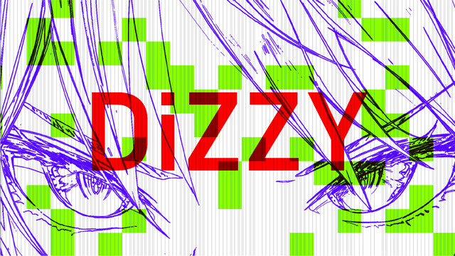 鷲尾伶菜「DiZZY」リリックビデオ サムネイル