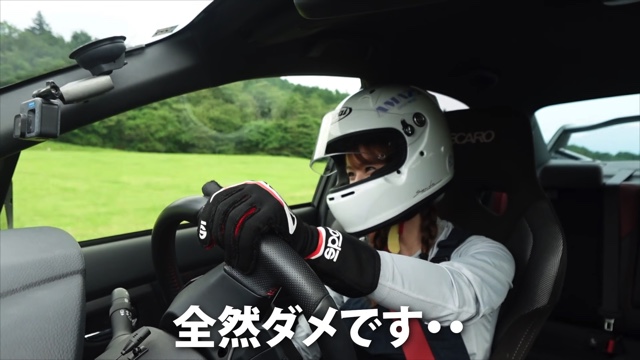 サーキットを走るあま猫