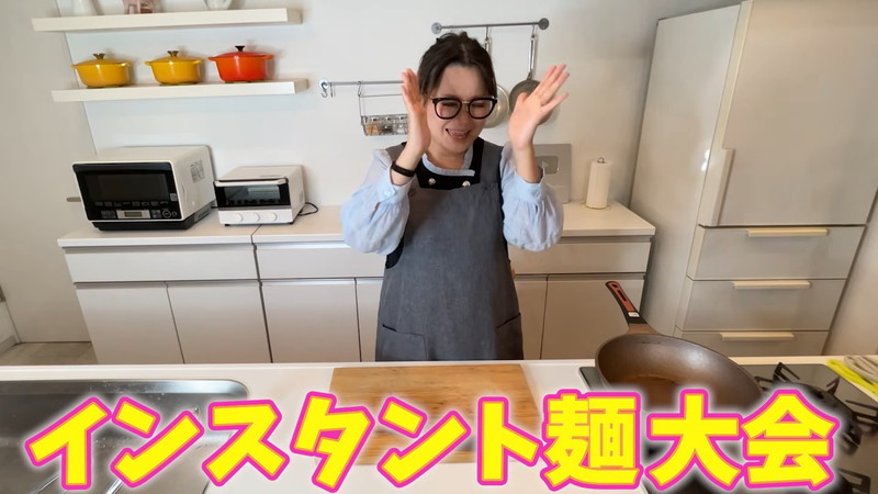 ギャル曽根、インスタント麺アレンジが話題の画像