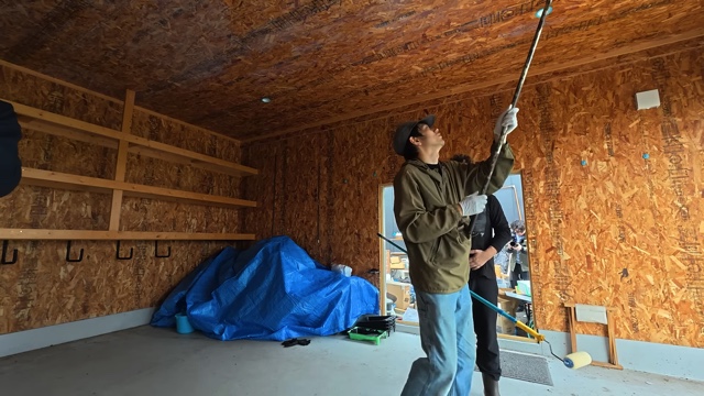 松山ケンイチの自宅のガレージ