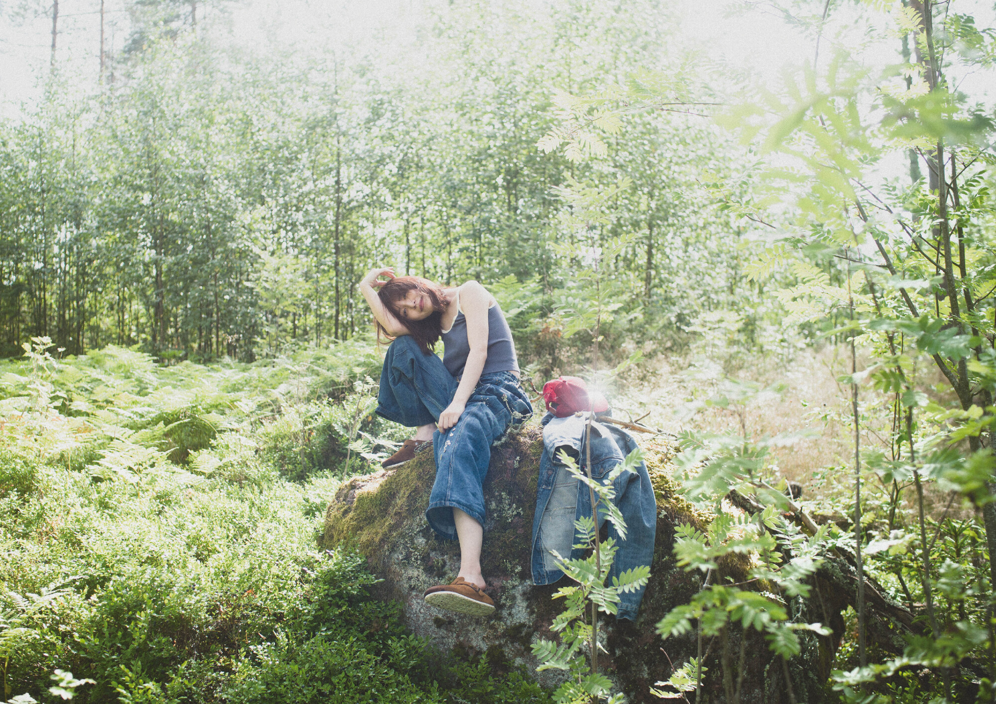 長濱ねる、ノースリーブ姿で写真集を語るの画像