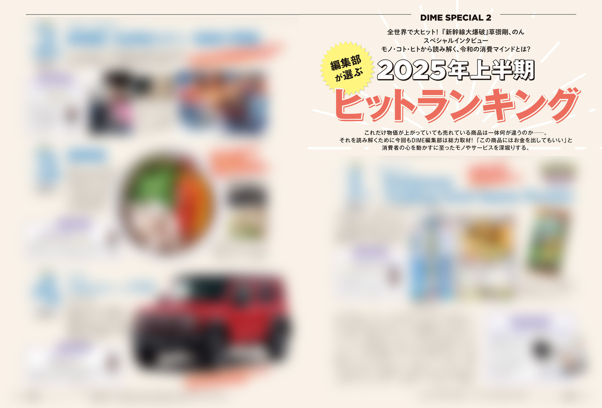 45周年「ガンプラ」特集『DIME』合併号の画像