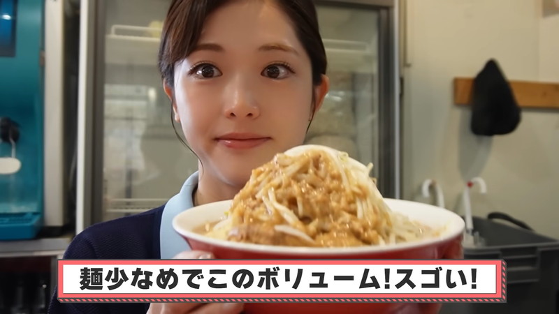 松村沙友理、二郎系ラーメン店再訪を決意の画像