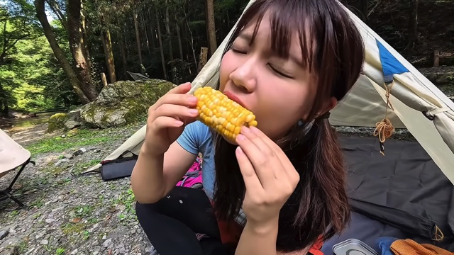 大自然のなかでお酒を堪能する、週末キャンプチャンネル。のりか