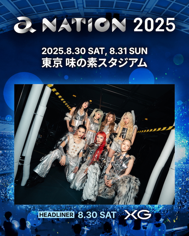 XG『a-nation 2025』告知画像