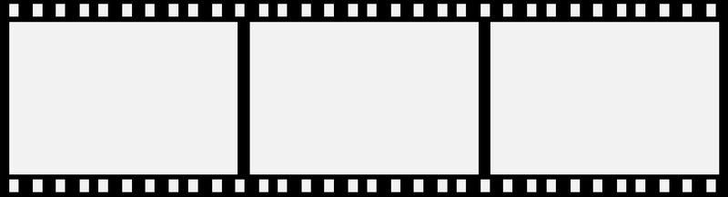 35㎜フィルムサイズ（上）とハーフフィルムサイズ（下）の画像