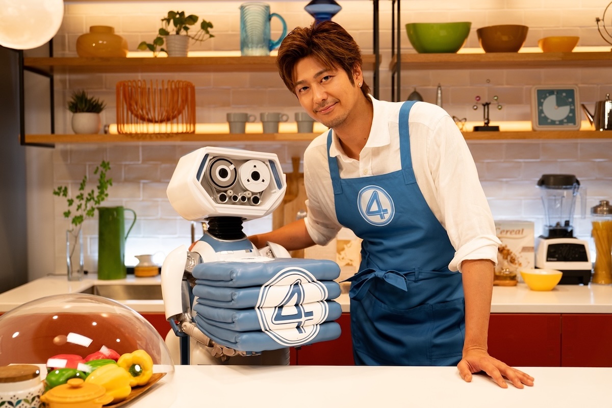 速水もこみちが特殊能力でピザ作りに挑戦　