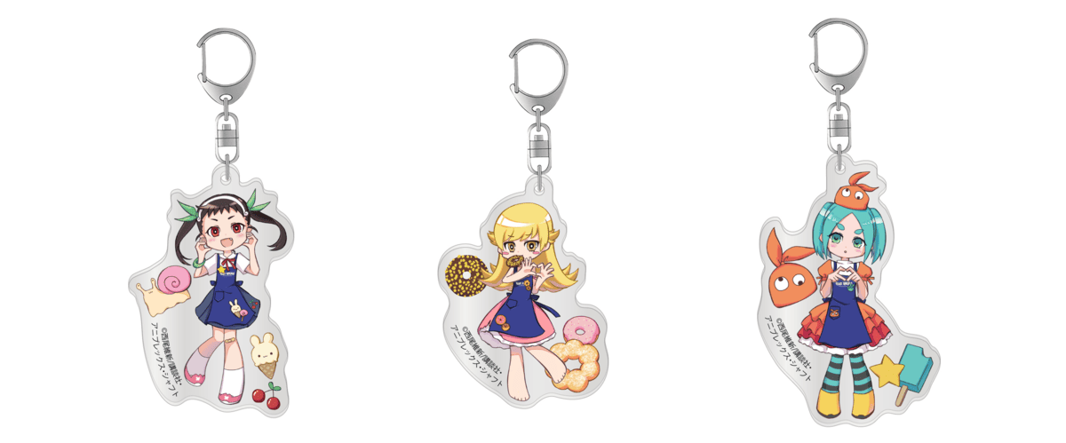 「物語シリーズ」ヴィレヴァン限定グッズの画像