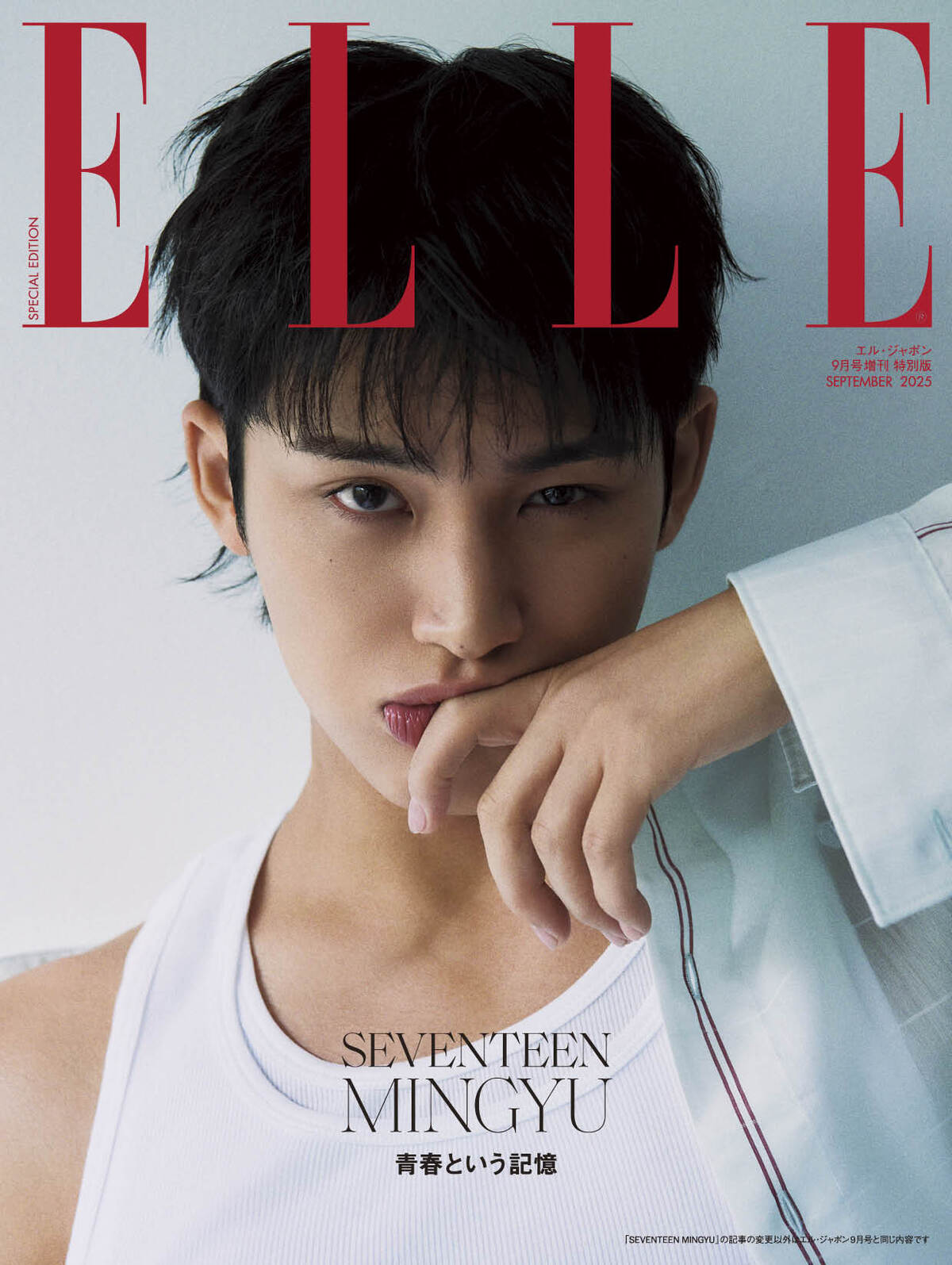 SEVENTEEN・MINGYU『エル・ジャポン』に登場の画像