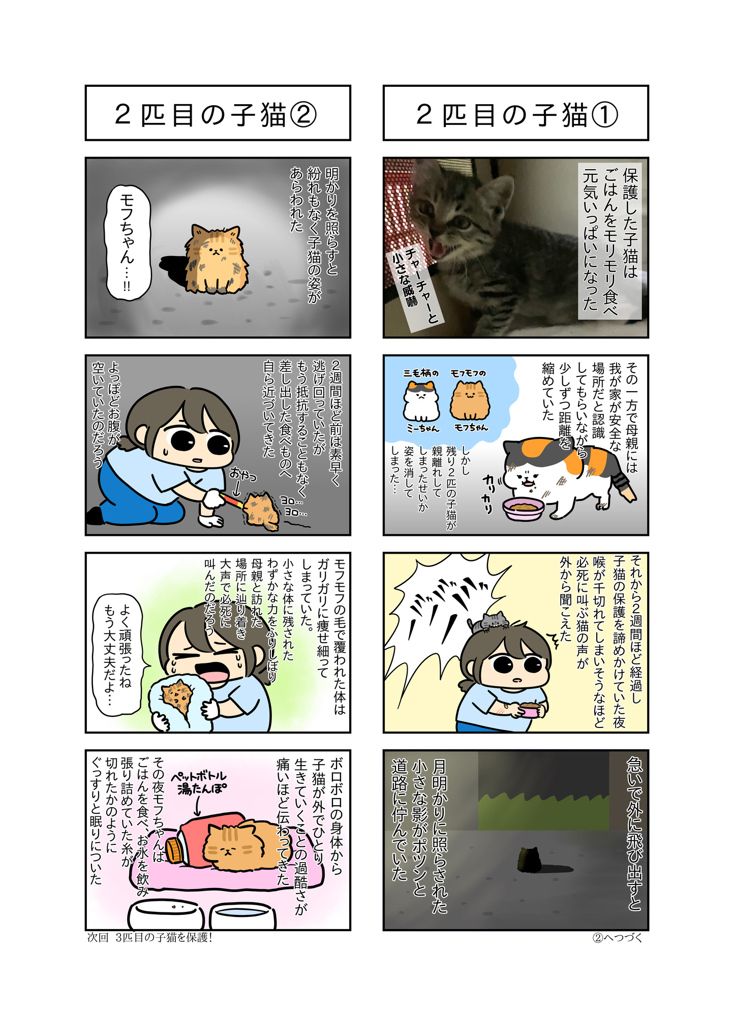 【漫画】車のエンジンルームに野良猫がの画像