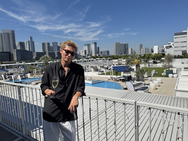 EXILE SHOKICHI 『MEAT MANIA JAPAN supported by SUNTORY』会場にて