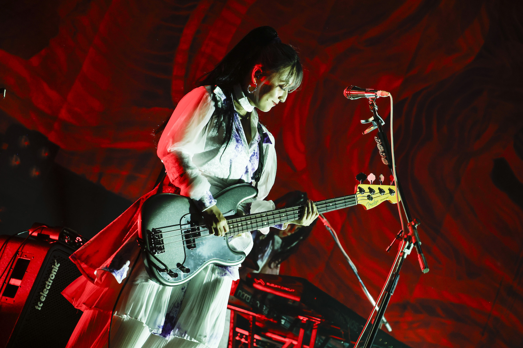 やしちゃん（Ba）／Photo by 森好弘