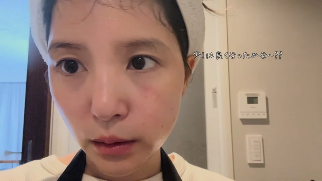 すっぴん姿を見せる川島海荷