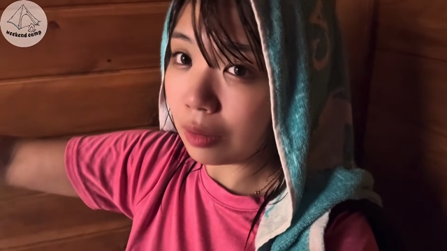 キャンプで素麺を堪能する週末キャンプチャンネル。のたにりか