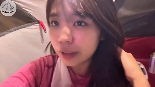 キャンプで素麺を堪能する週末キャンプチャンネル。のたにりか