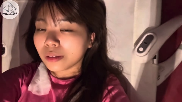 キャンプで素麺を堪能する週末キャンプチャンネル。のたにりか