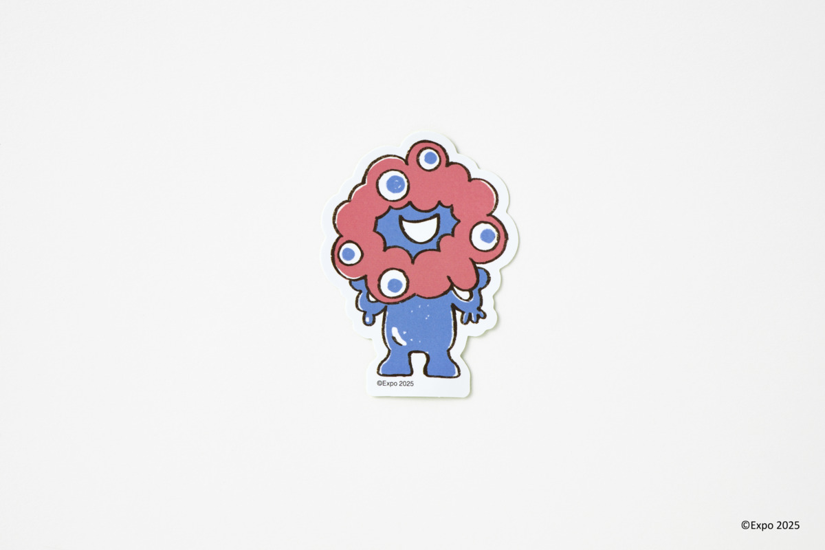 可愛い絵柄のミャクミャクグッズが新登場の画像