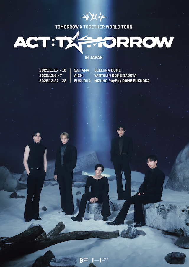 『TOMORROW X TOGETHER WORLD TOUR <ACT : TOMORROW> IN JAPAN』キービジュアル