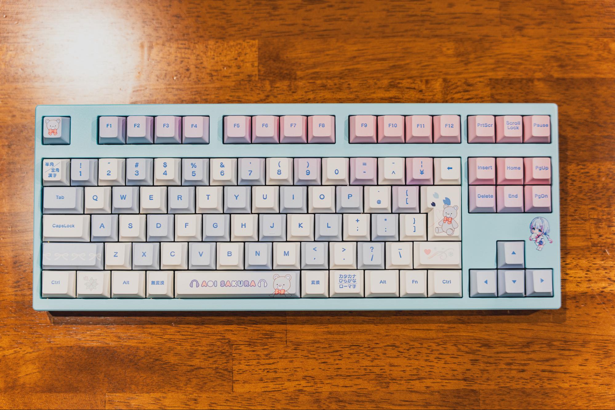 碧依さくら限定コラボキーボードレビューの画像