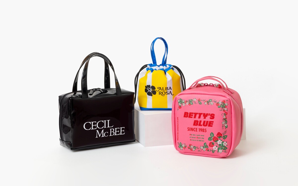 平成ギャルブランドのショッパー風ポーチ