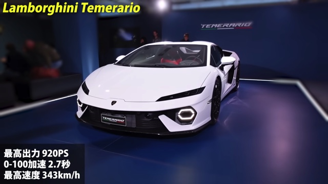 新型ランボルギーニ「テメラリオ」で爆走するあま猫