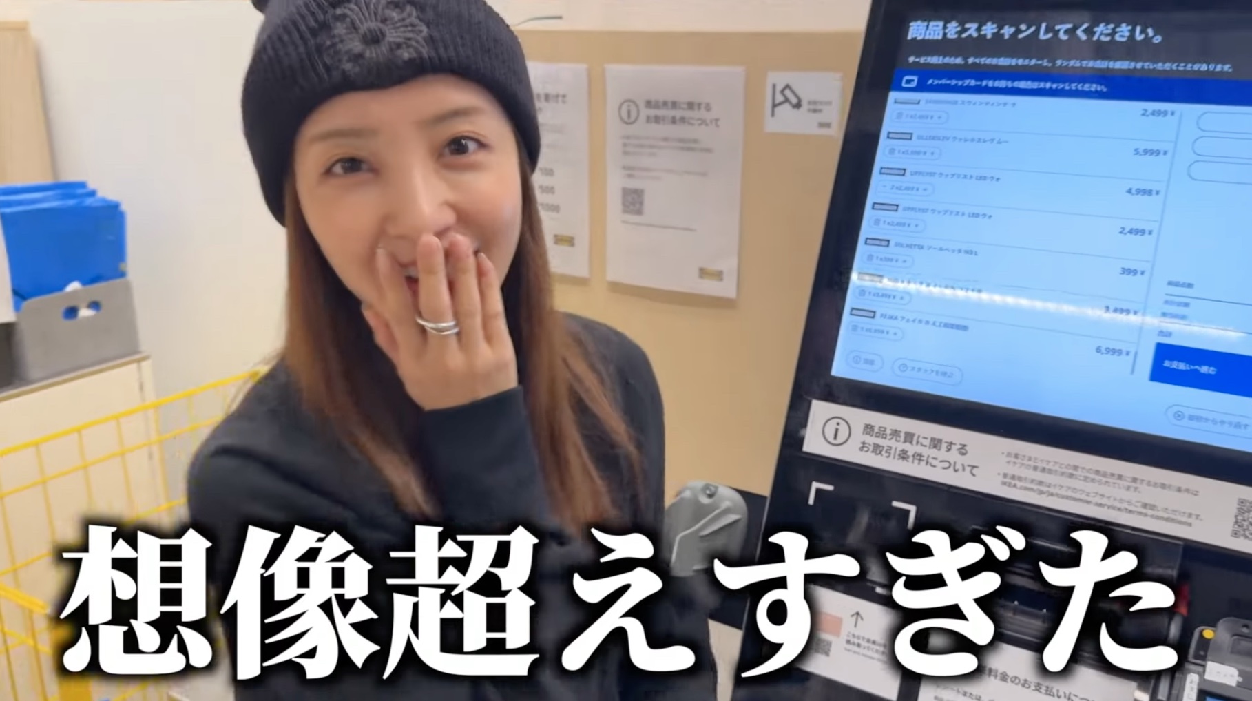 板野友美、IKEAで爆買い