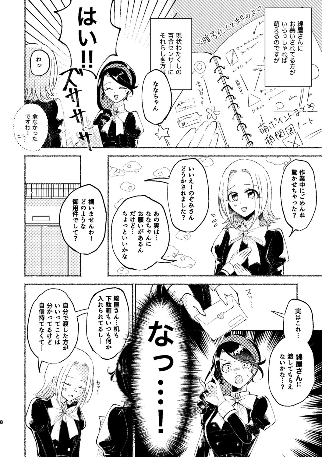 【漫画】お嬢様はカップリング萌え？の画像