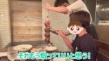 シュラスコ専門店『バルバッコア』と満喫する辻希美と息子2人