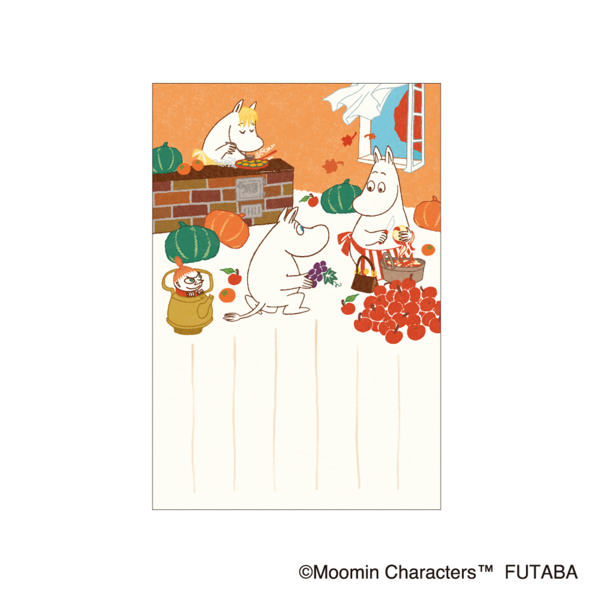 『ムーミンはがき 2025 秋』郵便局で発売の画像