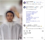 中島健人、坊主になっていく動画公開の画像