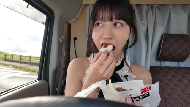 軽バンで熊本を巡る鈴木優香